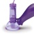 Вибропомпы для сосков с пультом Remote Control Vibrating Nipple Suckers фиолетовые