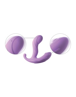 Вибратор для зоны G пультом ДУ и эффектом нагрева G-Spot Stimulate-Her фиолетовый