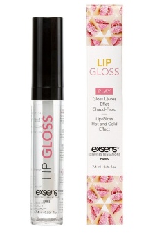 Блеск-гель для губ и орального секса Exsens Lip Gloss Клубника - 7 мл