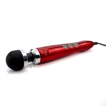 Жезловый вибромассажёр Doxy Number 3 Wand Massager красный