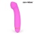 Розовый вибромассажёр с 20 режимами вибрации - 15 см.