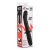 Черный вибратор The Large Realistic 10X Silicone Vibrator with Handle - 30,5 см.