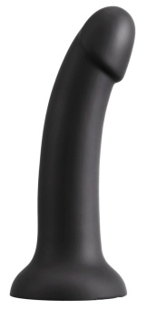 Черный женский страпон Strap-on Set: трусики и насадка