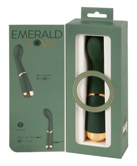 Вибратор Emerald Love Luxurious с изгибом для зоны G