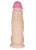 Реалистичный гигантский фаллоимитатор на присоске - 28,5 см.