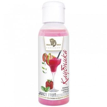 Интимный гель-смазка JUICY FRUIT с ароматом клубники - 50 мл.