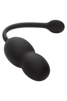 Вагинальные шарики с вибрацией и управлением через браслет Ultra-Soft Kegel System черные