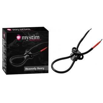 Лассо для члена и яичек Mystim Heavenly Henry регулируемое