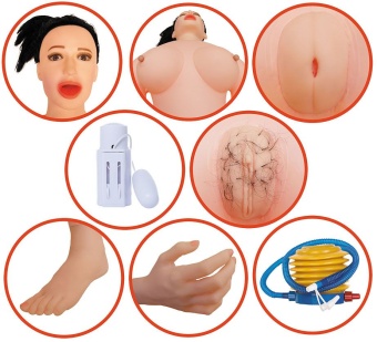 Надувная секс-кукла Angelina 3D