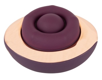 Фиолетовый вращающийся массажёр для вульвы Rotating Vulva Massager