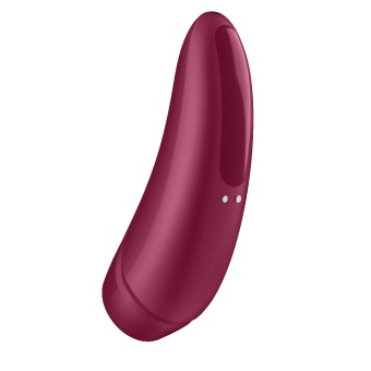 Вакуумный стимулятор с приложением Satisfyer Curvy 1+ бордовый