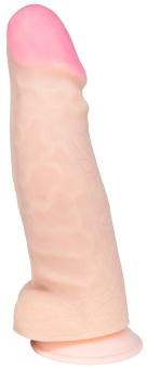 Реалистичный супергигант на присоске - 28 см.