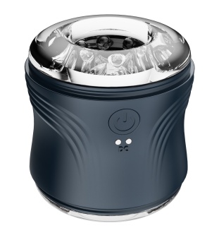 Сквозной мастурбатор в колбе с вибрацией