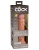 Карамельный вибратор-реалистик 8  Vibrating Silicone Dual Density Cock - 22 см.