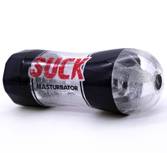 Прозрачный мастурбатор-вагина Suck