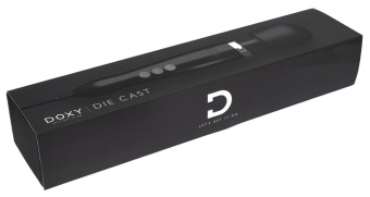 Вибромассажёр в алюминиевом корпусе Doxy Die Cast чёрный