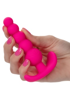 Анальная елочка для ношения из 5 шариков Cheeky X-5 Beads розовая 10,75 см