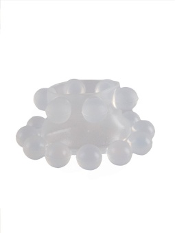 Эластичное эрекционное кольцо с двумя рядами шариков