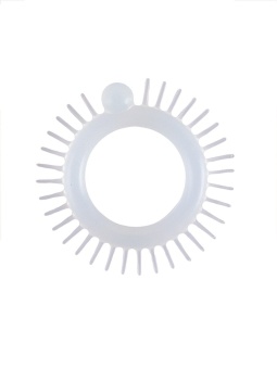 Эластичное эрекционное кольцо с шипиками и шариком