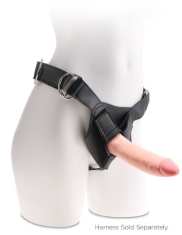 Фаллоимитатор на присоске King Cock Triple Density 20 см телесный