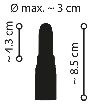 Зеленый вибратор-помада Luxurious Lipstick Vibrator