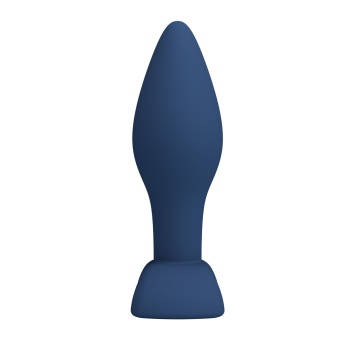 Синяя анальная пробка Bulb Plug - 10,5 см.