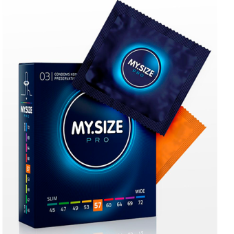 Презервативы увеличенного размера MY.SIZE №57 3 шт