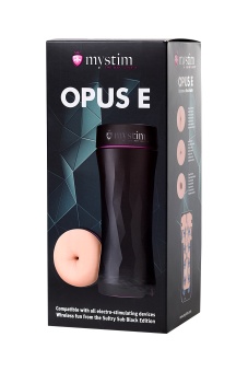 Мастурбатор с электростимуляцией Mystim Opus E анус