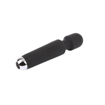 Черный жезловый вибратор Wacko Touch Massager - 20,3 см.