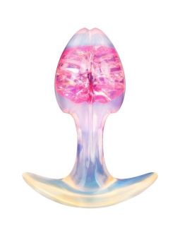 Розоватая анальная пробка - 8,2 см.