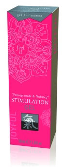Возбуждающий гель для женщин Shiatsu Stimulation Gel Грант и мускатный орех - 30 мл