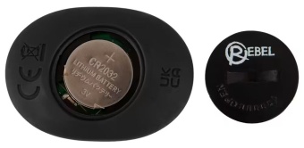 Черная анальная пробка с вибрацией, вращением и пультом ДУ RC Butt Plug with 2 Functions