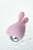 Виброяйцо и вибронасадка на палец Jos Vita нежно-розовый