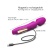 Лиловый вибратор с 2 сменными насадками R-Evolution Wand Vibrator with 2 Attachments