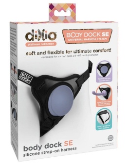 Пояс для страпона с присоской Body Dock SE черный