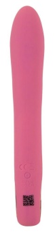 Розовый тонкий вибратор для точки G Slim G-Spot Rose - 21,4 см.
