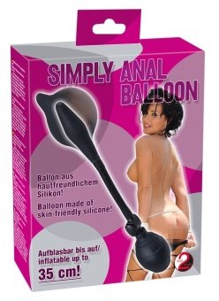 Анальный стимулятор Simply Anal Balloon с эффектом увеличения