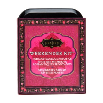 Набор эротической косметики KamaSutra The Weekender Tin Can Strawberry Клубника