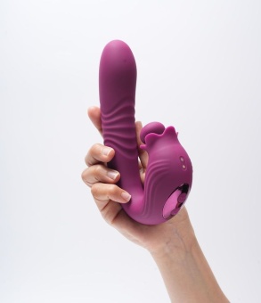 Вибратор со стимуляцией зоны G Selove Campanula фиолетовый