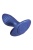 Синяя анальная пробка G Stuck Silicone Anal Plug - 12,5 см.