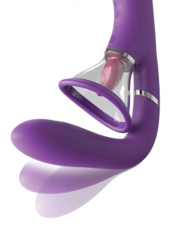 Стимулятор зоны G с помпой и язычком для клитора Ultimate Pleasure Pro