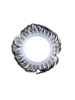 Эластичное эрекционное колечко с черными «ресничками»