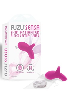 Мини-вибратор на палец Fuzu Sensa Skin Activated Vibe розовый