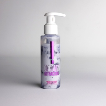 Увлажняющий крем-гель для тела с ароматом ежевики Creamy Attraction Blackberry - 100 мл.