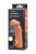 Телесная закрытая насадка с шершавой головкой Cock Sleeve Size L - 17,6 см. Телесная закрытая насадка с шершавой головкой Cock Sleeve Size L - 17,6 см.