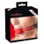Силиконовый кляп-шар на чёрных ремешках Red Gag silicone