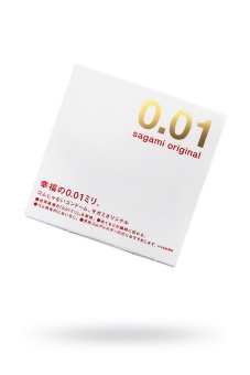 Самый тонкий презерватив Sagami Original 001 полиуретановый - 1 шт