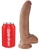 Фаллоимитатор на присоске с мошонкой King Cock with Balls 23 см мулат