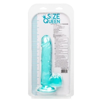 Фаллоимитатор Size Queen 15 см голубой