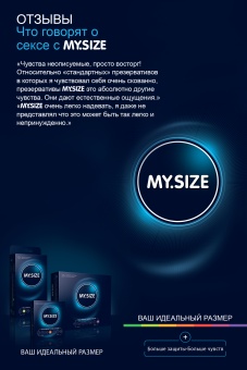 Большие презервативы MY.SIZE №64 36 шт